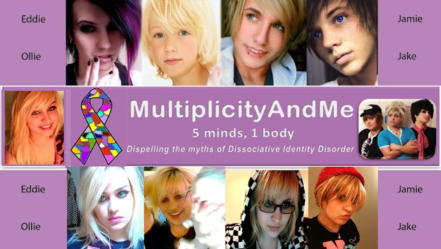 Alter Identities in Dissociative Identity Disorder (MPD) - photos of their internal body image and external presentation