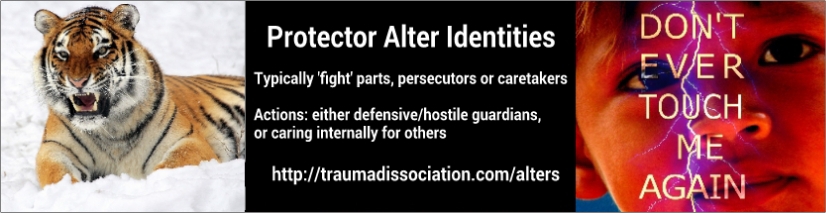 Protector Alter Identities in Dissociative Identity Disorder - defending you from threats